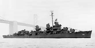 USS Taylor в гавани Сан-Франциско, 1944 год