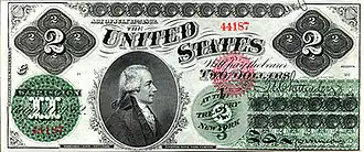 2 доллара 1862 года