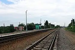 Вид на станцию с западной стороны