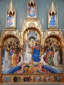 Лоренцо Монако. Коронование Девы Марии