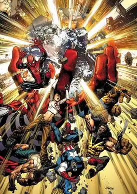 MARVEL SPOTLIGHT: ULTIMATUM .  Художник - Дэвид Финч