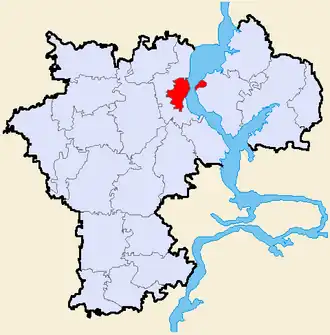 город Ульяновск на карте