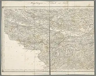 Карта театра военных действий