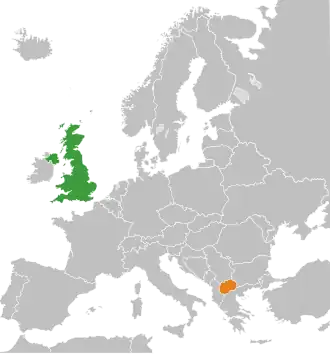 Великобритания и Северная Македония