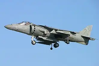 AV-8B Корпуса морской пехоты США в воздухе