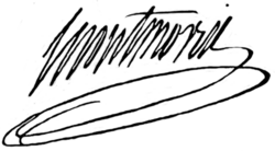 Изображение автографа