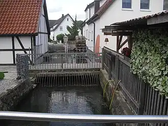 Водяная мельница на Хедере в Упшпрунге.