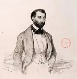 Антонио Греппи. Портрет Уранио Фонтана (1850).