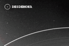 Снимок с «Вояджера-2», на котором видна Дездемона