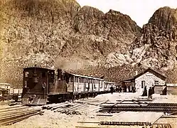 Железнодорожная станция Успайата на Transandine Railway