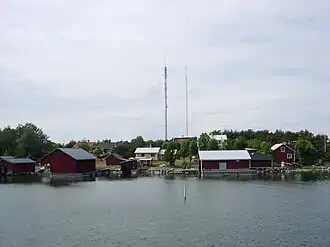 Причал на острове Утё