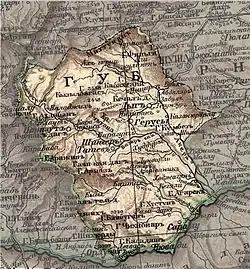 Горис (Герусы) — административный центр Зангезурского уезда Елизаветпольской губернии