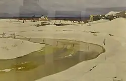 Ф. М. Вахрушов.Оттепель. 1910 г.