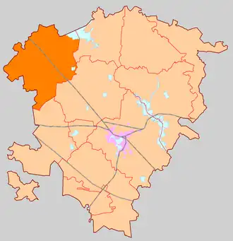 Валдайское сельское поселение на карте