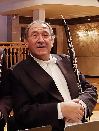 Валерий Казанцев после концерта на сцене ГБКЗ РТ, Казань, 26 сентября 2007