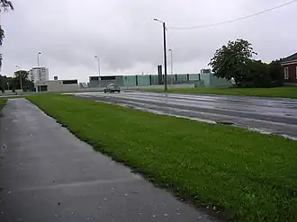 Вид с улицы в сторону музея Куму