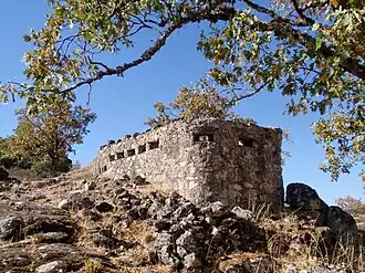 Бункер на Серро-дель-Пуэрко, одно из мест сражения