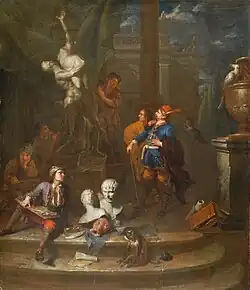 Б. ван де Боссе. Мастеская скульптора