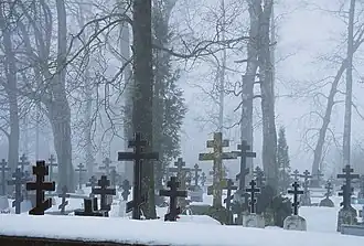 Старообрядческое кладбище в Варнья