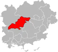 Бриньоль на карте