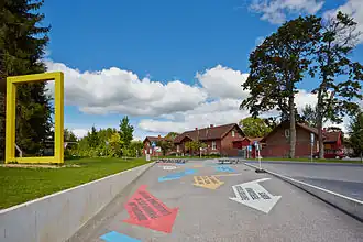 Вид на Эстонский музей дорог (бывшая почтовая станция Варбузе, памятник культуры)