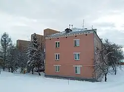 Жилой дом 1961 года, одно из старейших сохранившихся зданий Чертанова