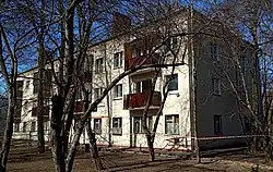 Жилой дом 1962 года, одно из старейших сохранившихся жилых зданий Чертанова