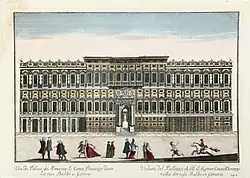 Палаццо Дураццо-Паллавичини в Генуе. Проект 1618 г.