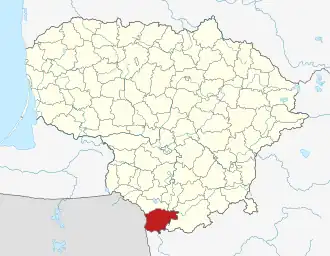 Вейсейский район на карте