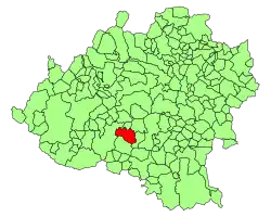 Расположение муниципалитета на карте провинции
