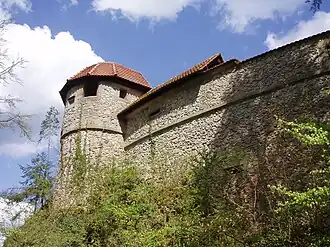 Внешняя стена замка