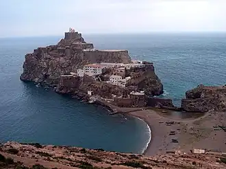 Полуостров с марокканского берега