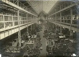 Заводской цех, 1916 год