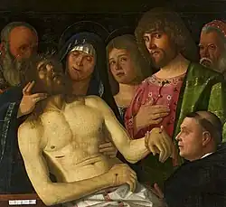 Пьета (Оплакивание Христа). 1490-е. Холст, масло. Национальный музей, Варшава