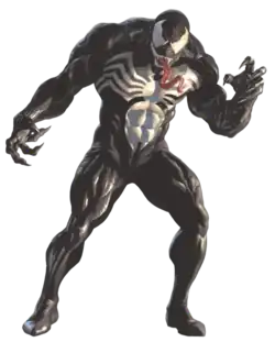 Веном (Эдди Брок) на варианте обложки комикса Venom: Lethal Protector II #1 (март 2023). Художник — Алекс Росс.