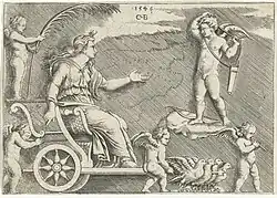 Венера и Амур. 1546. Офорт