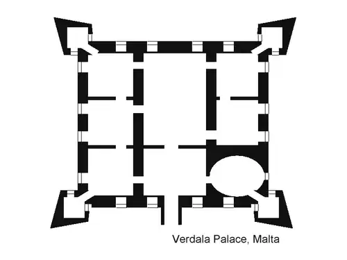 План первого этажа здания