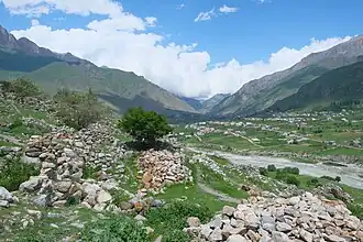 Вид на долину села