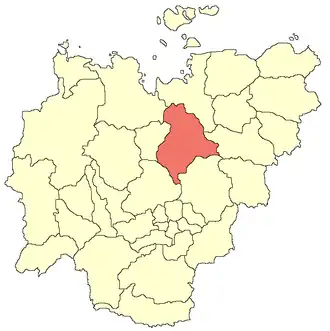 Верхоянский улус (район) на карте