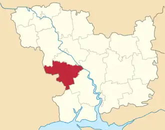 Веселиновский район на карте