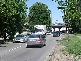 Вид в сторону моста Августа Деглава