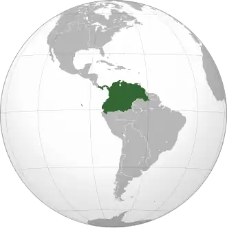 Новая Гранада на карте