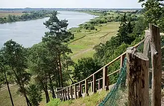 Вид с холма на Неман