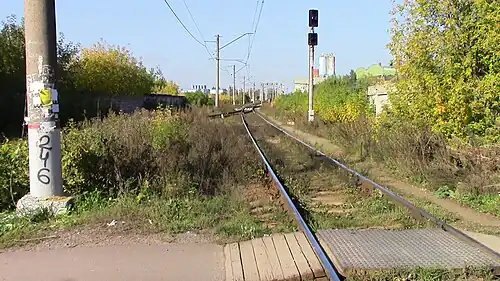 Главный путь. Вид в сторону Москвы.