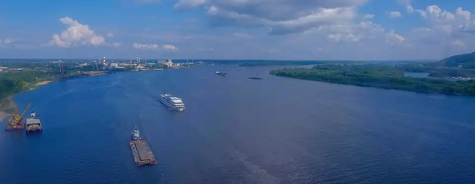 Волга ниже по течению