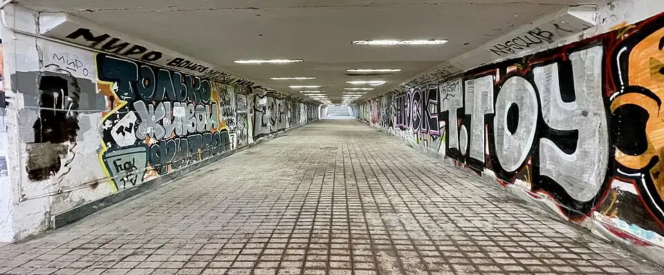 Подземный пешеходный переход под улицей Халтурина