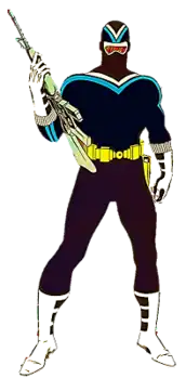 Эдриан Чейз в образе Линчевателя из Vigilante #2 (октябрь 1983)