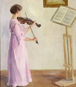 Девушка со скрипкой