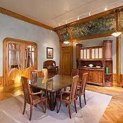 Вилла Мажорель. Столовая