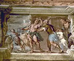 Деталь росписи центрального зала